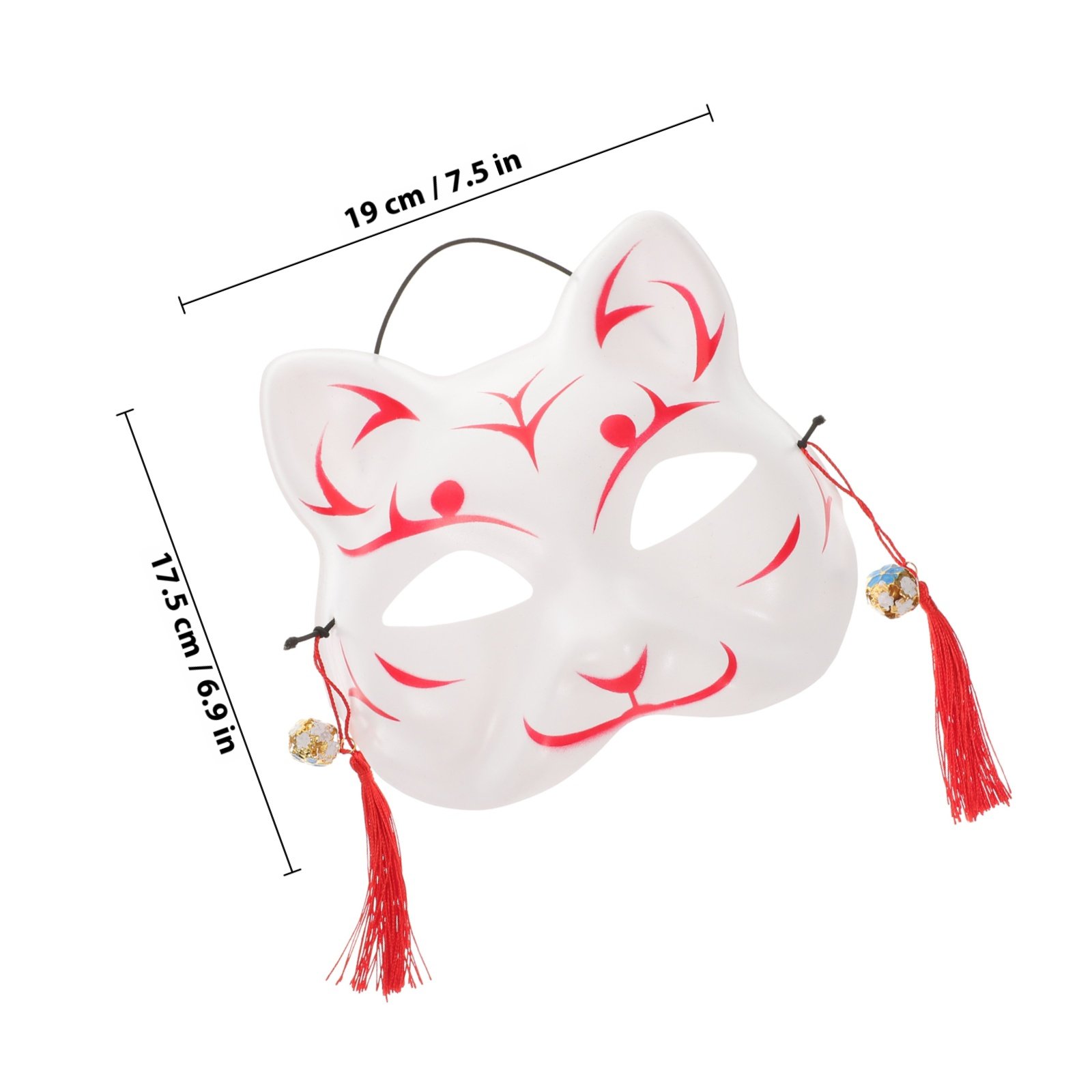Japanese Style Cat Mask Anime  - Kids Face Mask 评论和价格