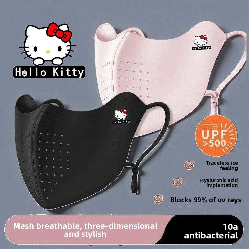 Cute Hello Kitty Print Face Ma - Cloth Face Mask Washable 评论和价格