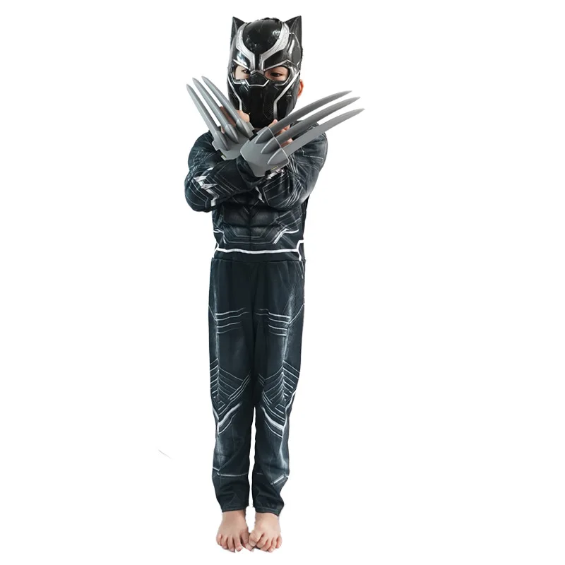 Anime Superhero Black Panther  - Black Face Mask Pack 评论和价格