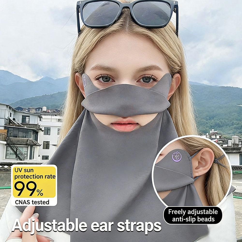 UPF50+ Ice Silk Neck Gaiter Fa - Neck Gaiter Face Cover 评论和价格