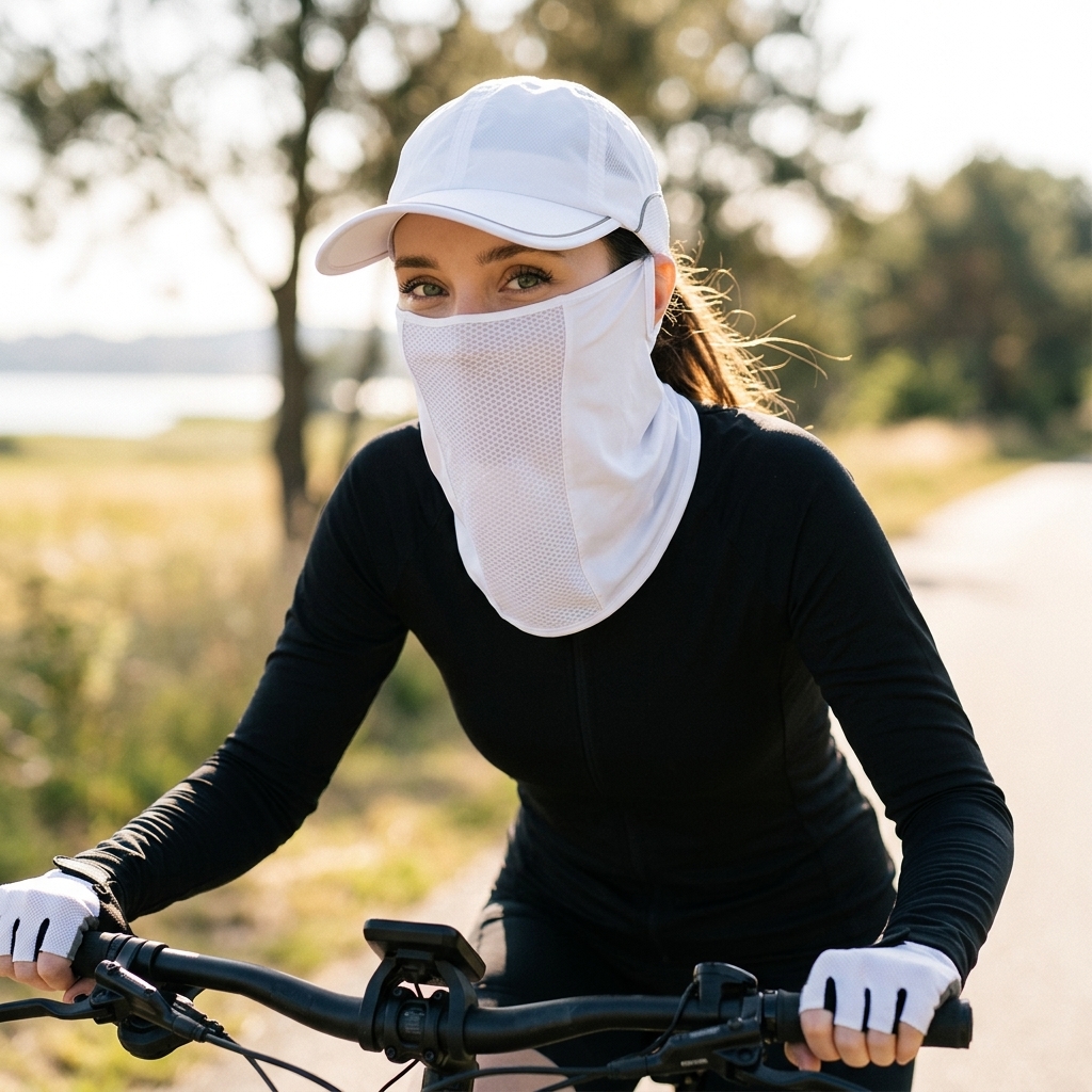 Ice Silk Sun Mask UPF50+ Breat - Sports Mask Breathable 评论和价格