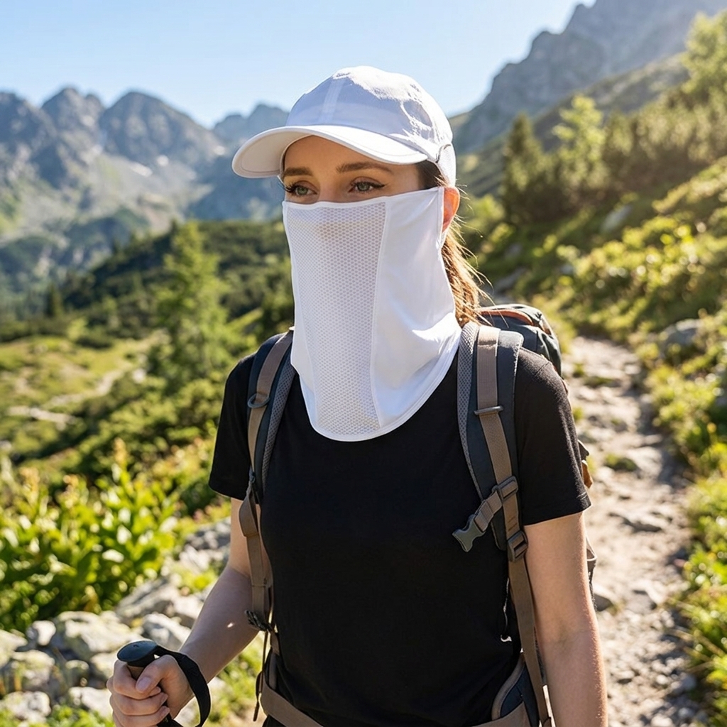 Ice Silk Sun Mask UPF50+ Breat - Sports Mask Breathable 评论和价格