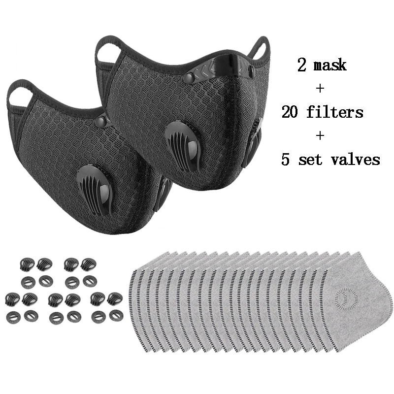 Cycling Face Mask with Filter  - Dust Mask Construction 评论和价格