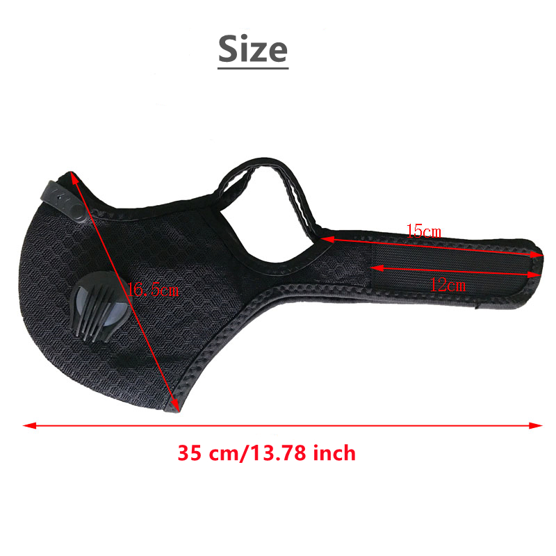 Cycling Face Mask with Filter  - Dust Mask Construction 评论和价格