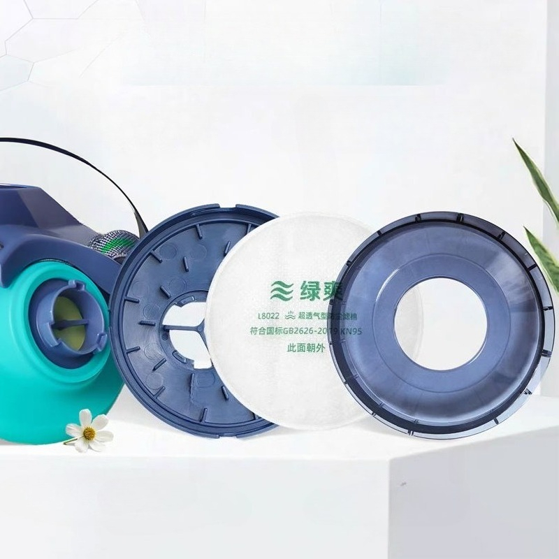 Dual Filter Silicone Half Face - Respirator Half Face 评论和价格