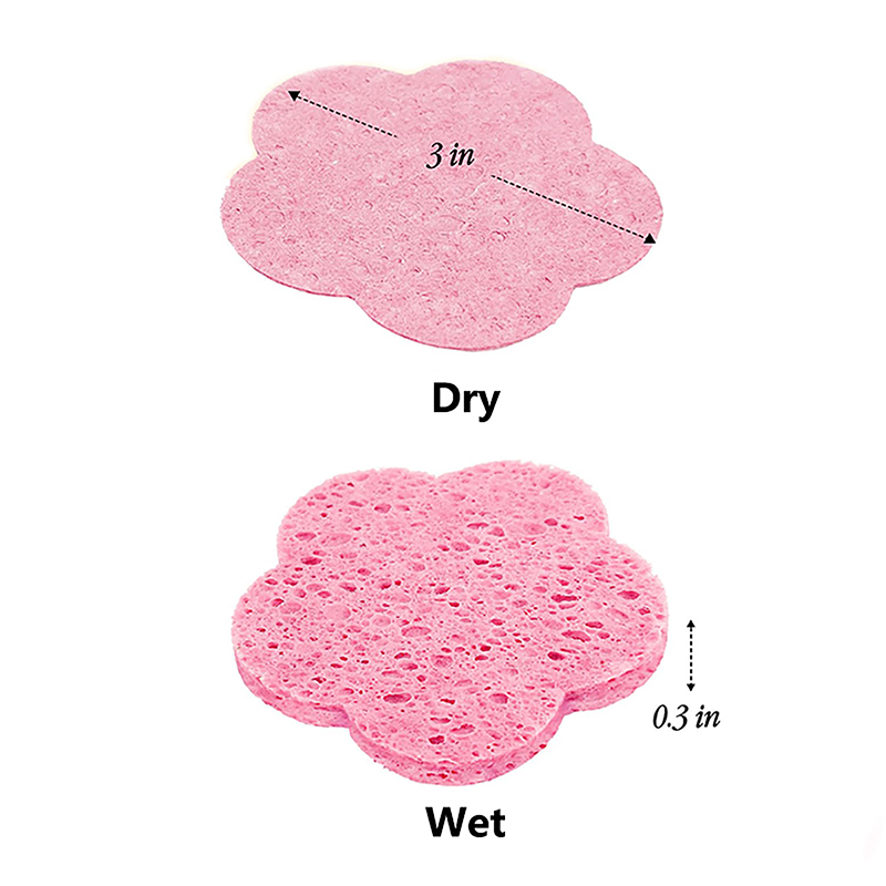 20PCS Face Cleaning Sponge Pad - Cloth Face Mask Washable 评论和价格