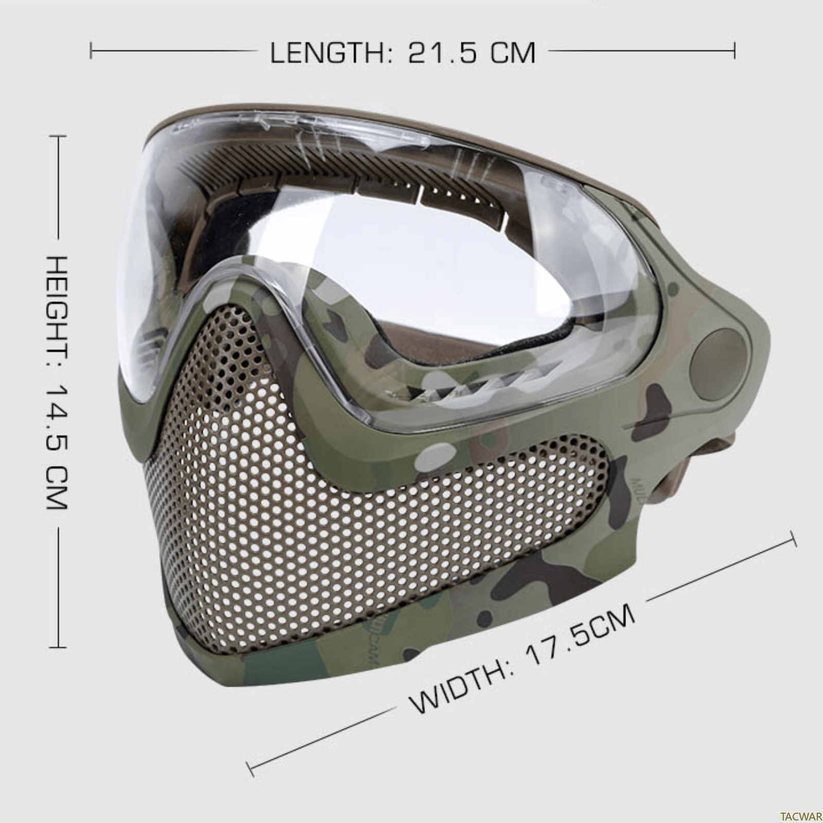 Airsoft Steel Mesh Mask Full F - Anti Pollution Mask 评论和价格