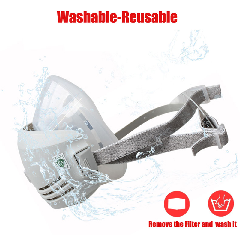 Silicone Dust-proof Gas Mask R - Dust Mask Construction 评论和价格