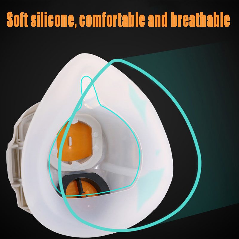 Silicone Dust-proof Gas Mask R - Dust Mask Construction 评论和价格